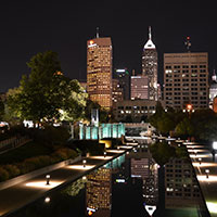 Photo of Indianapolis Indiana Downtown Skyline